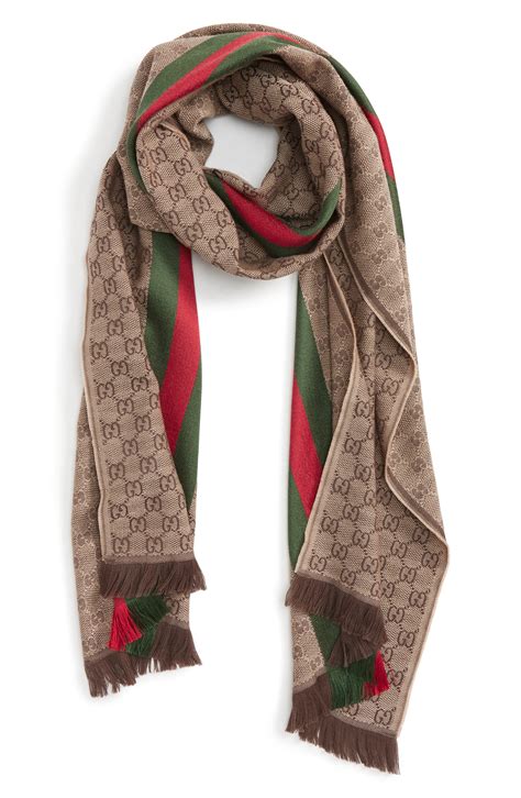 gucci scarf men's silk.